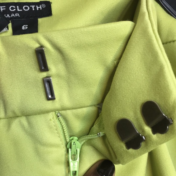 Peace of Cloth Bermuda Women’s Shorts Lime Green - Picture 5 of 5